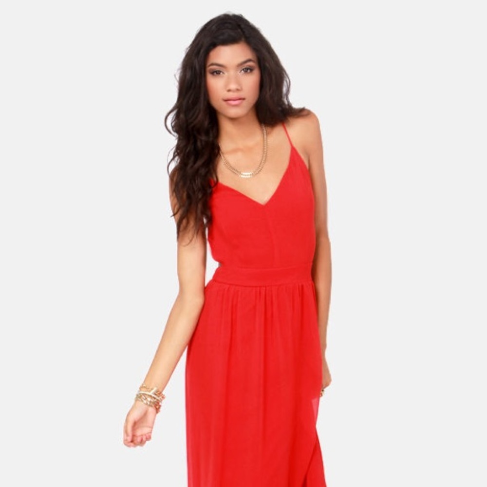 EXCLUSIVE ROOFTOP GARDEN BACKLESS MAXI DRESS - Picture 2 of 7